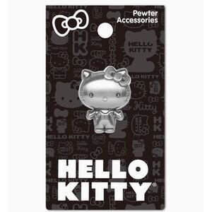 Sanrio Hello Kitty Pewter Pin Silver
